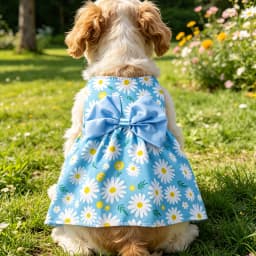 Dog Princess Dress Summer Kitten Pet Skirt Cute Printed Bow Lace Dog Dresses for Small Medium Puppies Poodle Chihuahua Apparel