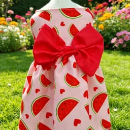Dog Princess Dress Summer Kitten Pet Skirt Cute Printed Bow Lace Dog Dresses for Small Medium Puppies Poodle Chihuahua Apparel
