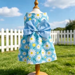Dog Princess Dress Summer Kitten Pet Skirt Cute Printed Bow Lace Dog Dresses for Small Medium Puppies Poodle Chihuahua Apparel