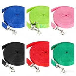 Universal Long Distance Dog Training Leash Firm Nylon Traction Lanyard Anti Bite Comfort Grip Walking Rope Pet Outdoor Accessory
