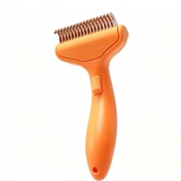 Pet Hair Removal Comb Curved Stainless Steel Teeth for Dogs Cats Detangling Brush for Long Thick Hair Professional Grooming Tool