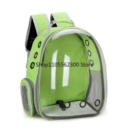 Portable Cat Backpack for Outdoors Breathable Pet Carrier Double Shoulder Dog And Cat Bookbag Space Design Cat Supplies