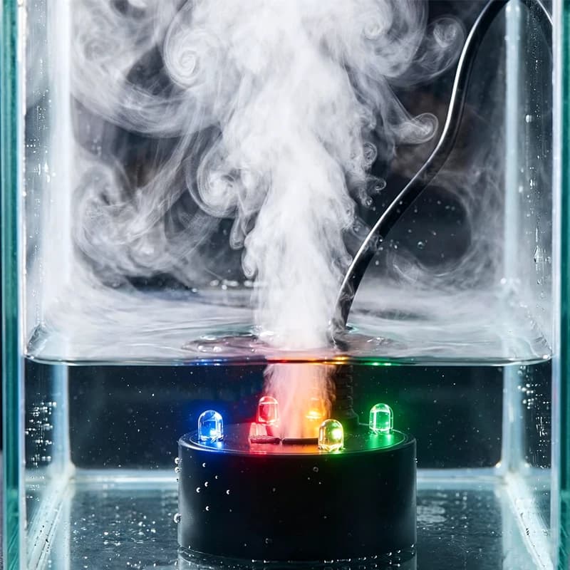 1PC 5V USB Mist Maker Fogger Nebulizer Water Fountain Fish Tank Pond Atomizer Head With 4 LED Colorful Lights