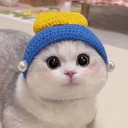 Cute Cat Hat Scarf Set Funny Pet Party Cosplay Headwear Delicate Hemming Pendant Decor Elasticity Knitted Hat Scarf Pet Supplies