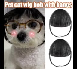 Cat Wig Accessories Dog Headdress Funny Costume Puppy Cosplay Dress Up Funny Pet Wig Cosplay Costume for Cats Dogs 2026 New