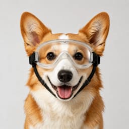 Black Adjustable Dog Pet Goggles, UV Protection Windproof Anti-glare Sunglasses for All Dog Breeds Outdoor Hiking Running Beach