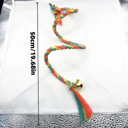 Bird Toys Parrot Climbing Rope Parrot Colorful Toy Climbing Rope Rotating Climbing Rope Bird Relax Play Grinding Toy Rope