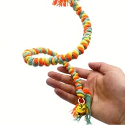 Bird Toys Parrot Climbing Rope Parrot Colorful Toy Climbing Rope Rotating Climbing Rope Bird Relax Play Grinding Toy Rope