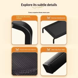 New Elevated Dog Bed Raised Breathable Moisture Proof All Seasons Soft Ventilated Pet Sleeping Cot For Large And Small Dogs