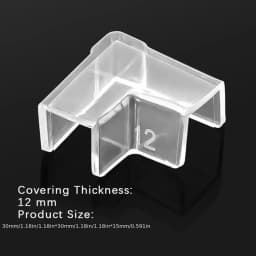 4pcs Transparent Silicone Fish Tank Corner Protectors - Adhesive-Free Anti-Collision Aquarium Guards Flexible & Durable for Safe