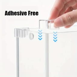 4pcs Transparent Silicone Fish Tank Corner Protectors - Adhesive-Free Anti-Collision Aquarium Guards Flexible & Durable for Safe