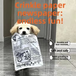 1pc Tearproof Pet Dog Sound Toy Simulated Squeaking Newspaper Playingcard K Q J Teeth Resistant Corgi Teddy Puppy Interactive