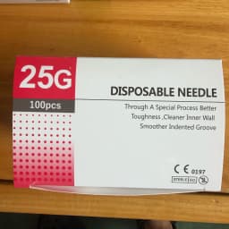 100 Pieces of 25G, 27G, 29G, 30G, 31G, 32G, 33G, 34G Painless Ultra-Fine Veterinary Pet Beauty Needles Disposable Injection Punc