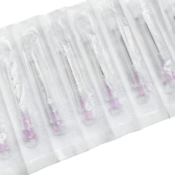 100 Pieces of 25G, 27G, 29G, 30G, 31G, 32G, 33G, 34G Painless Ultra-Fine Veterinary Pet Beauty Needles Disposable Injection Punc