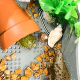 Practical Decorative Ceramic Fish Spawning Cave Breathable Red Shrimp Hideout for Aquarium Breeding & Decor