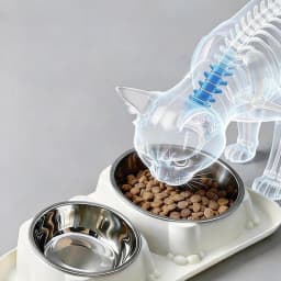 Anti-Ant Pet Bowl Anti-Spill Anti-Tip Non-Slip Feeding Water Bowl for Cat Dog Food Drinking Basin Pet Supplies
