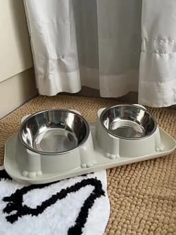 Anti-Ant Pet Bowl Anti-Spill Anti-Tip Non-Slip Feeding Water Bowl for Cat Dog Food Drinking Basin Pet Supplies