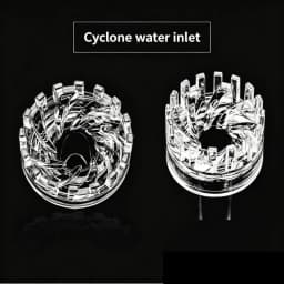Basket Style Floating Surface Skimmer, Oil Film Remover with Inlet Grille Inlet & Outlet for Mini Planted Aquarium Tank Supplies