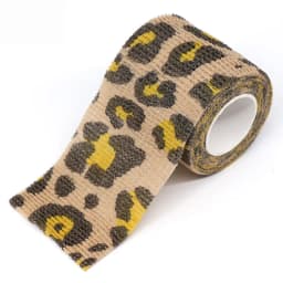 6 Rolls Vet Wrap Cohesive Bandage Self Adhesive Elastic Tape Animal Print Non-woven Breathable for Dog Cat Horse Wound Care
