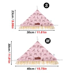 1 PC Triangle Small Pet Hammock Guinea Pig Bed Hanging Corner Hideout for Pet Hamster Bird Squirrel Breathable Lace Nest Supply