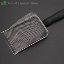 ※Pet Washing Equipment Stainless Steel Feces Shovel Net Cat Litter Shovel Reptiles Reptile Sand Shovel Mesh Screen Fecal
