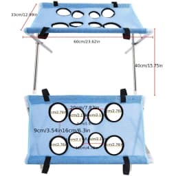 Pet Bathing Stand, Anti-Scratch Dog Cat Grooming Hammock, Small Pet Nail Clipping Holder Restraint Station for Dog Cat Bath