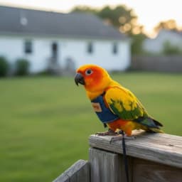 Comfortable Parrot Flying Harness Adjustable Safety Bird Vest Training Rope for Outdoor Walking Adventure