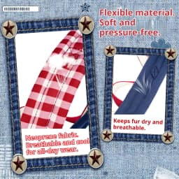 Plaid Pet Harness Anti Escape Soft Comfortable Breathable Chest Harness for Small Medium Dogs Neoprene Lining Non Abrasive Fur