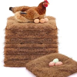 5/10pcs Chicken Coop Chick Bird Rabbit Mat Nesting Liner Coconut Fiber Mat Nest Box Plant Warmth Pad Poultry Reptile Supplies