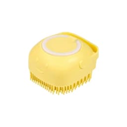 Dog Bathing Brush Pet Massage Shampoo Dispenser Rubber Bristle Shower Grooming Tool for Dogs And Cats