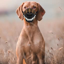 Soft Silicone Dog Mouth Cover, Can Open and Close Mouth and Nose Mask, Suitable for Medium and Large Dogs, Halloween Dog Mask
