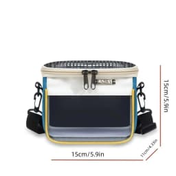 Breathable Small Pet Carrier Bag Ventilated Portable Hamster Shoulder Bag Lightweight Adjustable Squirrel Carrier Bag