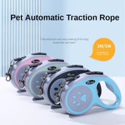 3/5M Automatic Retractable Nylon Dog Leash Durable Cat Lead Extending Puppy Walking Running Traction Roulette for Small Dogs New
