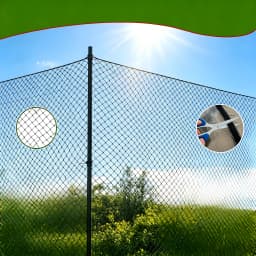 Heavy-Duty Duck Cage 49x24ft, Bird Proof Netting for Chicken Coop, Poultry Fence, Garden Climbing Net with 15 Cable Ties