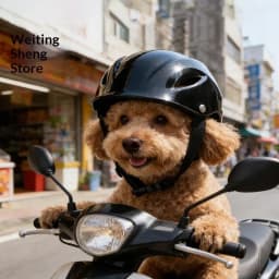 Durable Fashion Plastic Pet Dog Helmet Adjustable Ventilated Holes Puppy Cat Safety Hat Toy Helmet Pet Costume Gift Accessories