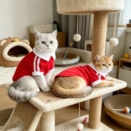 Summer Pet Sport Polo T-Shirt Soft Breathable Stripe Sleeve Clothes for Cats Small Dogs Kitten Puppy