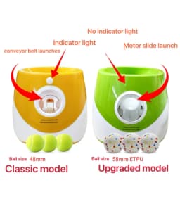 Dog Launcher Automatic Dogs Chase Toy Tennis Throwing Pinball Machine Fun Interactive Throw Rechargable Catapult USB Charging