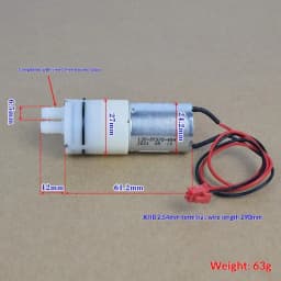 @1PC Micro Self-priming Suction Water Pump DC 3.7V 5V Small Mini 370 Motor Diaphragm Pump DIY Dispenser Tea Table Garden Pumping