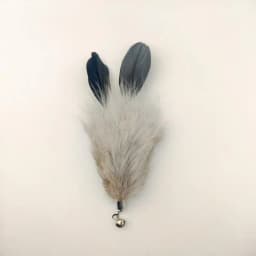 2pcs Feather Pet Cat Toy Replacement Head Fur Interactive Kitten Toys