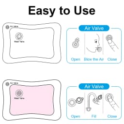 1PC Thickened Cat Water Bed Sensory Playmat in Square Sensor Cat Cooling Mat for Pets Playing Sleeping All Seasons