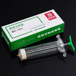Injector 10/20/30/50/100ML Plastic Steel Animal Syringe Sheep Cow Cattle Pasture Farm Veterinary Equipment Animal Husbandry Tool