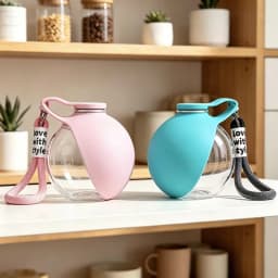 Pet Dogs Cat Drinking Bottle Plastic with Lanyard Outdoor Foldable Water Dispensers Leak-proof Compact Travel Pet Water Bottle