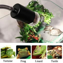 Reptile Heat Lamp UVA UVB Light Rotatable Basking Spot Light Simulated Sunlight For Turtle Lizard Dimmable Heating Lamp 
