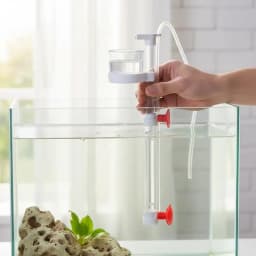 1 Set Air-Lift Fish Waste Collector Bottom Suction Waste Removal Tool for Small Home Aquarium Fish Tank Maintenance