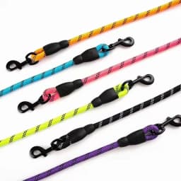 1.5/2/3M Pet Reflective Leash Nylon Round Leash Explosionproof Punch Leash Dog Walking Round Leash Without Strangulation