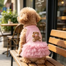 1PC Princess Dog Skirt Sleeveless Puffy Cute Pet Half Skirt Comfortable for Small Dogs Cats