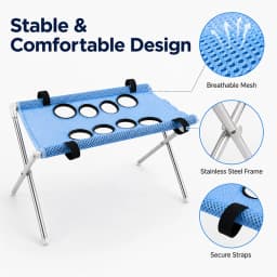 Pet Dog Bath Holder Grooming Hammock Stand Foldable Super Strong Fixation Anti Scratch Anti Bite Bathing Nail Trimming Chair