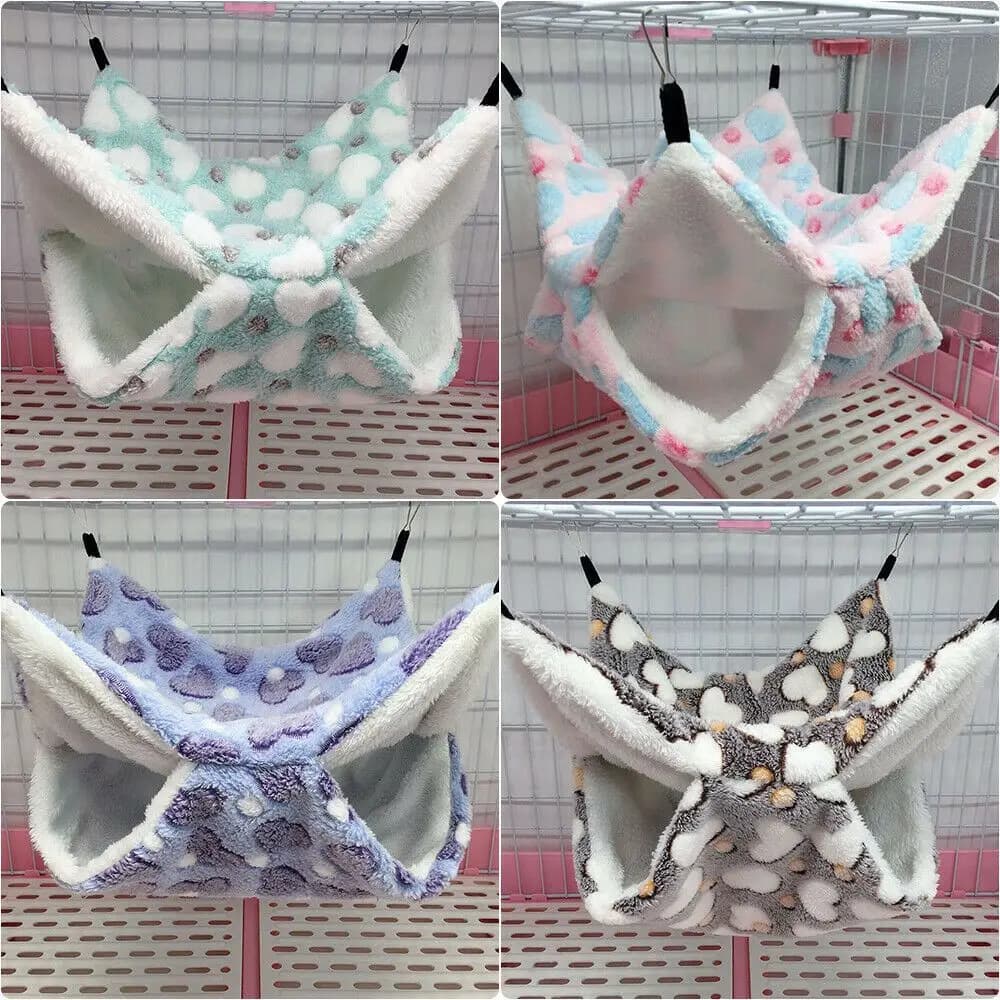 Ferret Rat Warm Hanging Pet Sleeping Bag Pet Hammock Hamster Cage Squirrel Beds
