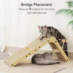Large Small L Shaped Cat Scratching Post Durable Corrugated Cardboard Scratch Pad Space Saving Cat Toy for Kittens Adult Cats