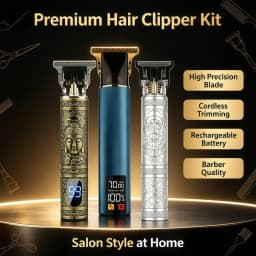 NewProfessional Hair Trimmer Digital USB Rechargeable Hair Clipper for Men Haircut Hair Cutter Barber Machine Men Trimmer Shaver